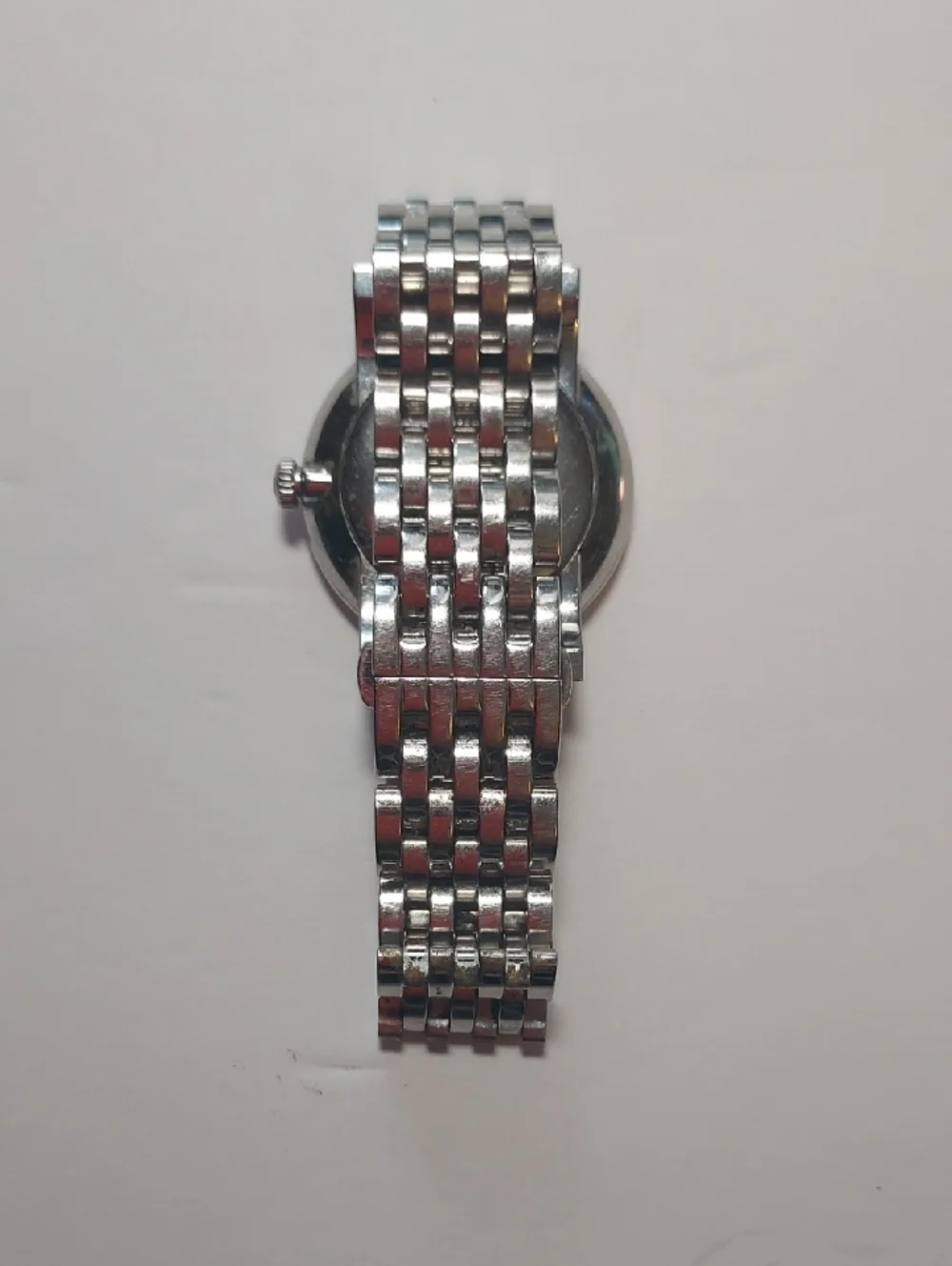 Burberry Stainless Steel Watch Silver Round Face